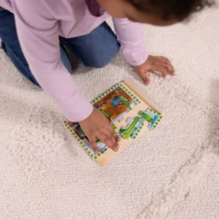 Wooden Jigsaw Puzzles in a Box - Construction