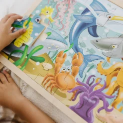 Wooden Jigsaw Puzzle - Under the Sea - 24 Pieces