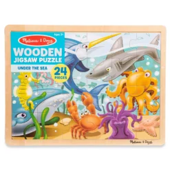 Wooden Jigsaw Puzzle - Under the Sea - 24 Pieces