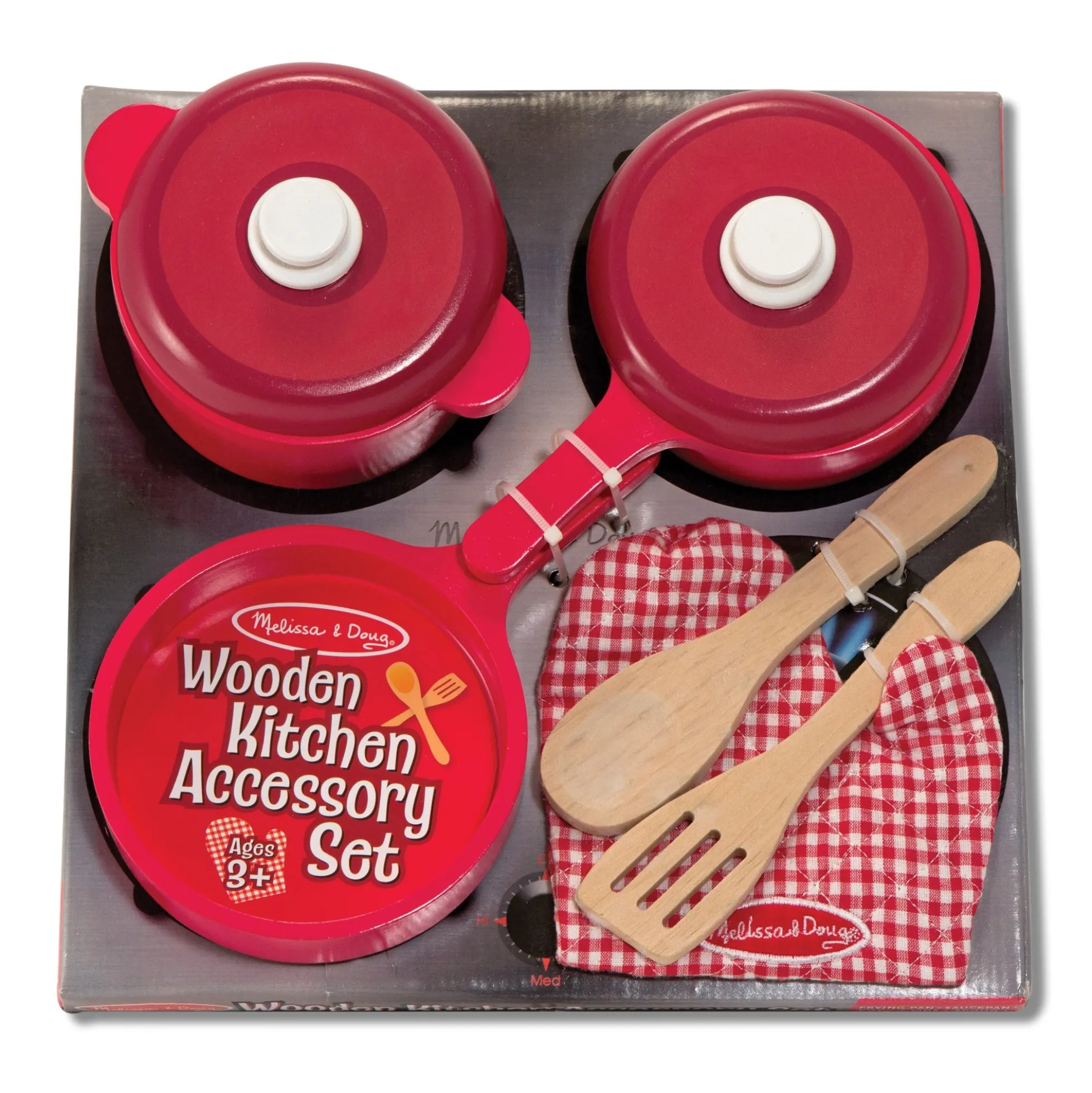 Wooden Kitchen Accessory Play Set