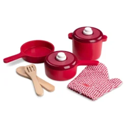 Wooden Kitchen Accessory Play Set