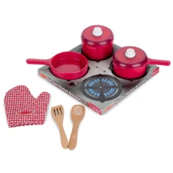 Wooden Kitchen Accessory Play Set