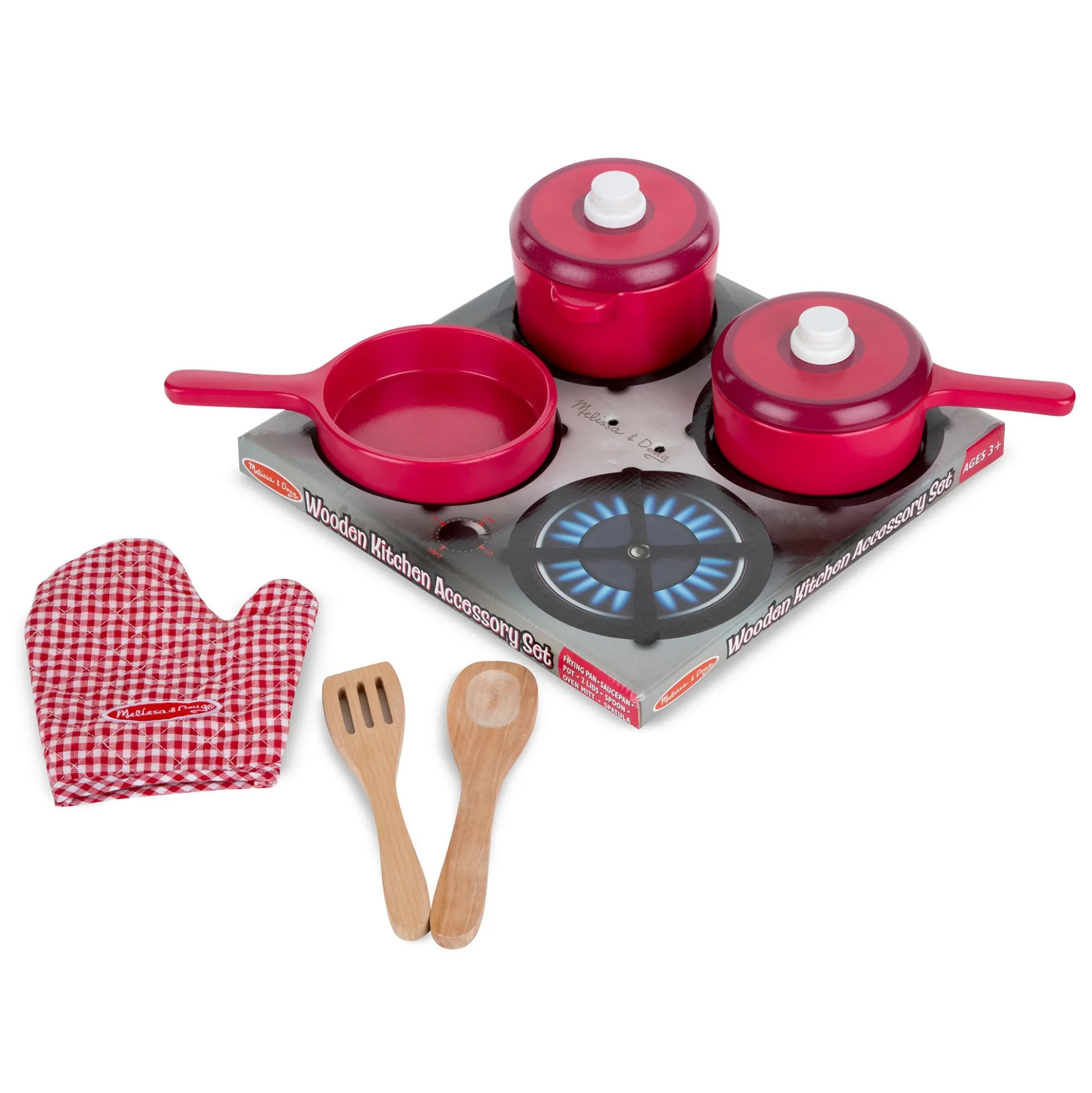 Wooden Kitchen Accessory Play Set