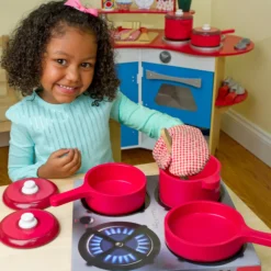 Wooden Kitchen Accessory Play Set