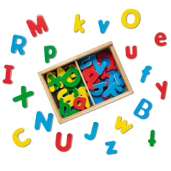 Wooden Letter Alphabet Magnets