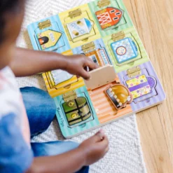 Wooden Magnetic Hide & Seek Board