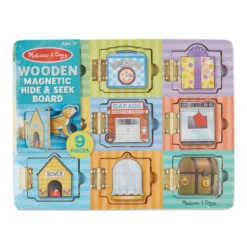 Wooden Magnetic Hide & Seek Board