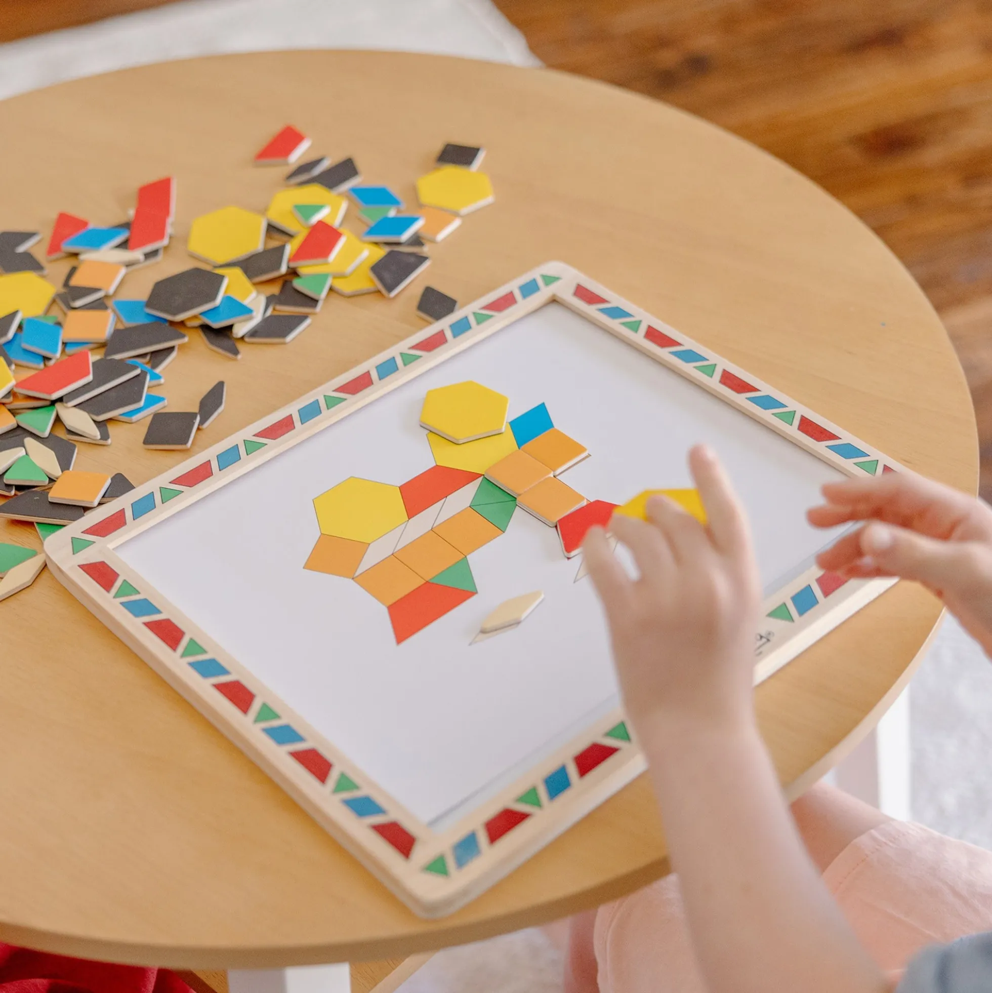 Wooden Magnetic Pattern Block Kit