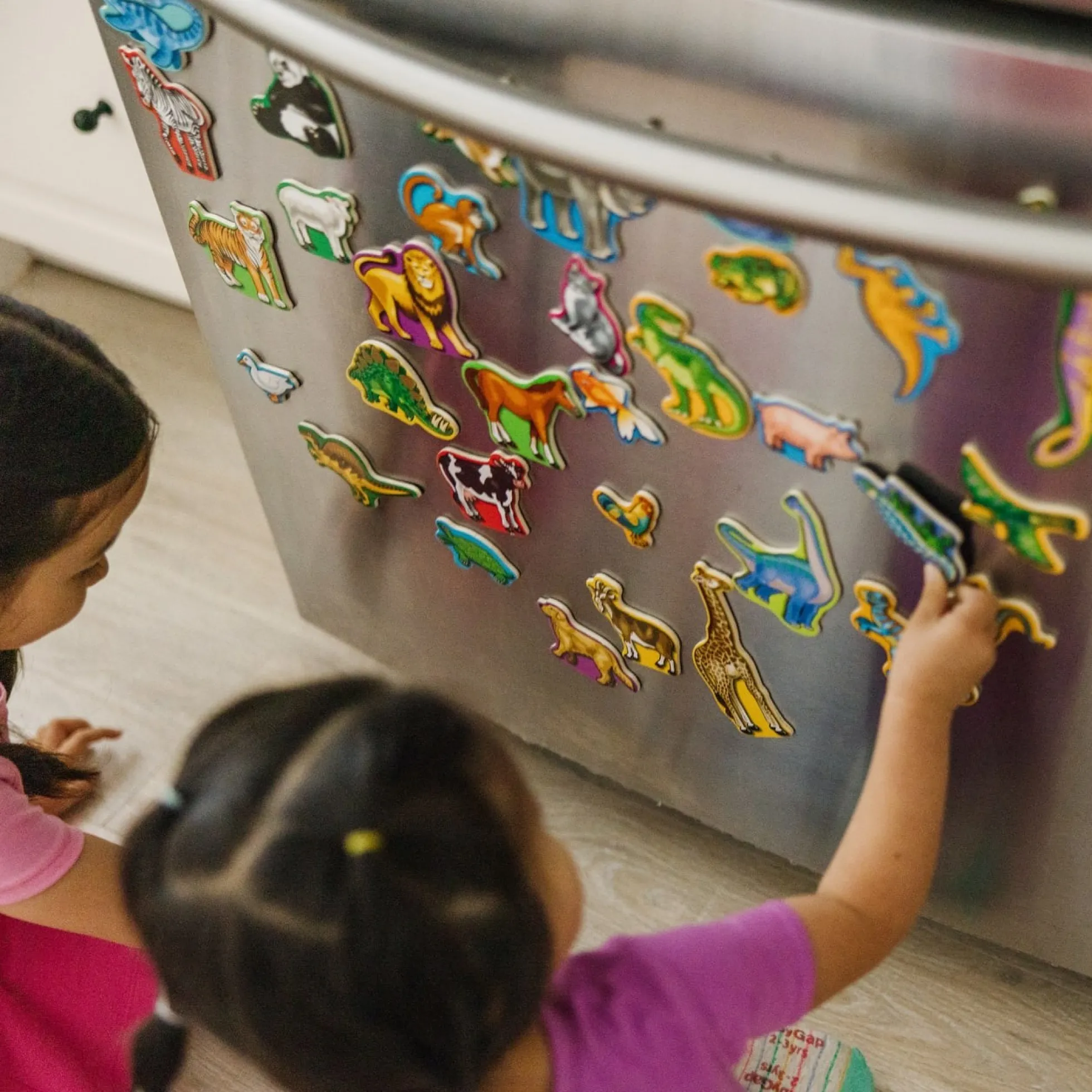 Wooden Magnets Bundle - Animals and Dinosaurs