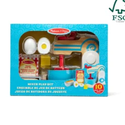 Wooden Make-a-Cake Mixer Set