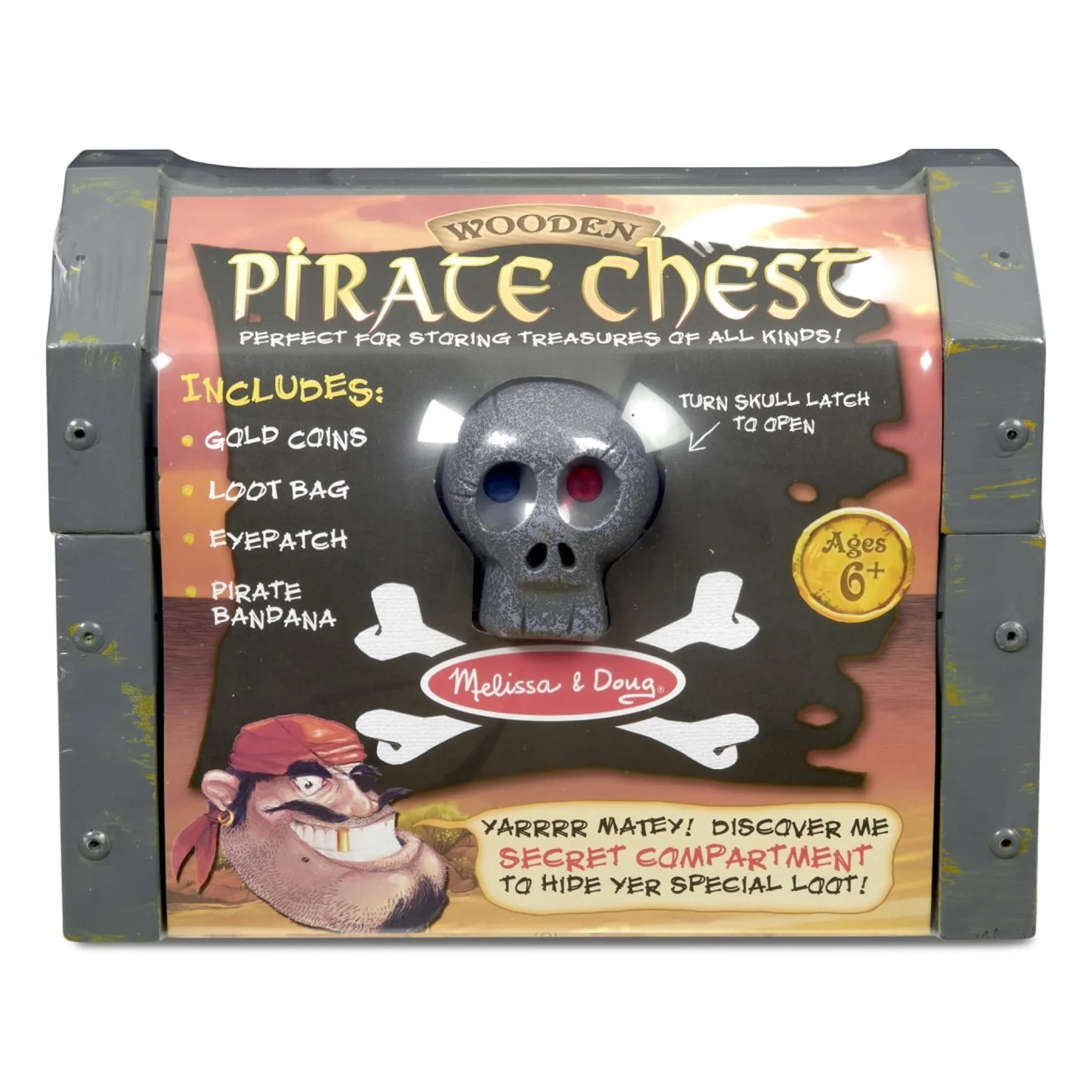 Wooden Pirate Chest