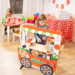 Wooden Pizza Food Truck Activity Center