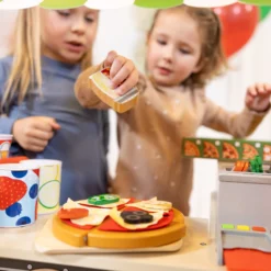 Wooden Pizza Food Truck Activity Center