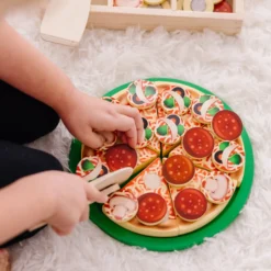 Wooden Pizza Party Play Set