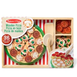 Wooden Pizza Party Play Set