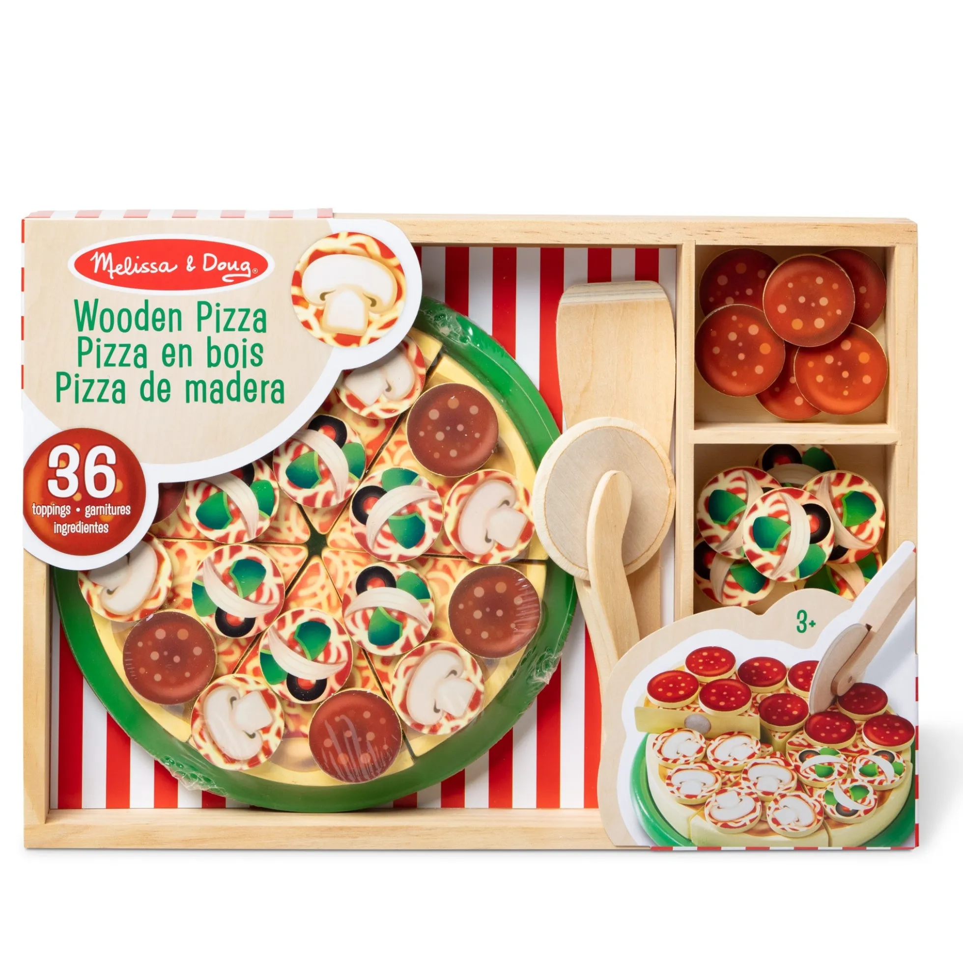 Wooden Pizza Party Play Set