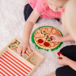 Wooden Pizza Party Play Set