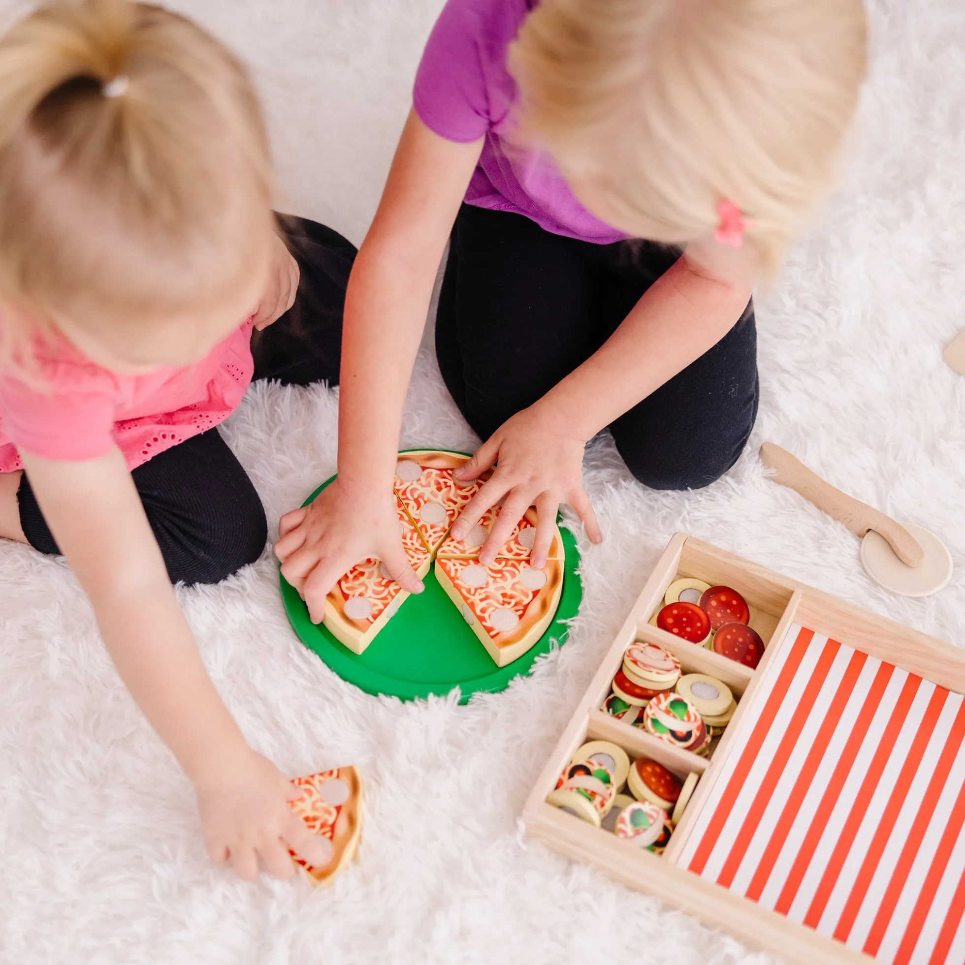 Wooden Pizza Party Play Set