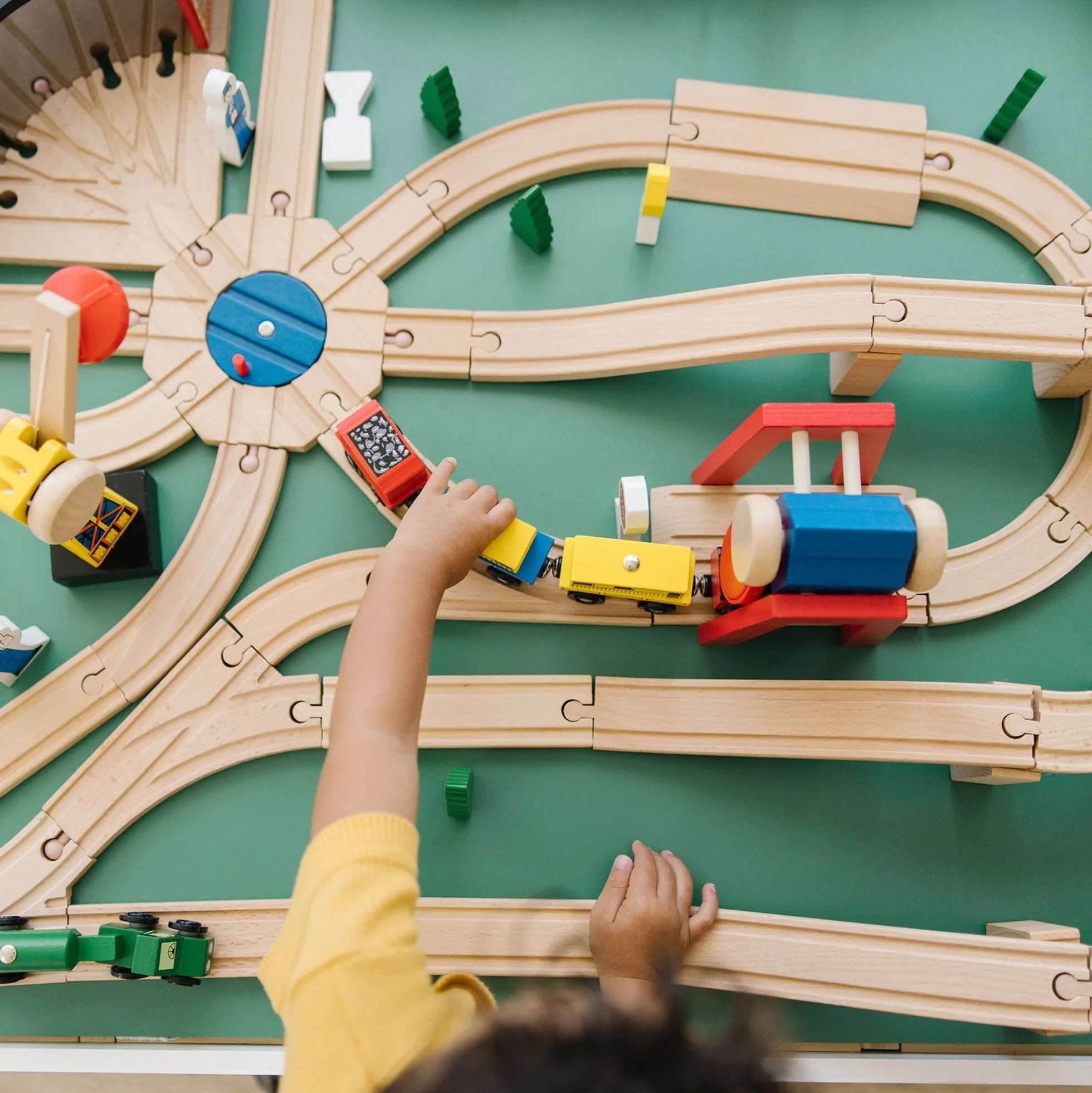 Wooden Railway Set