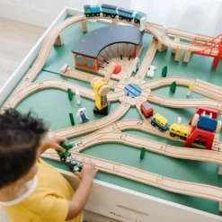 Wooden Railway Set
