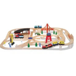 Wooden Railway Set