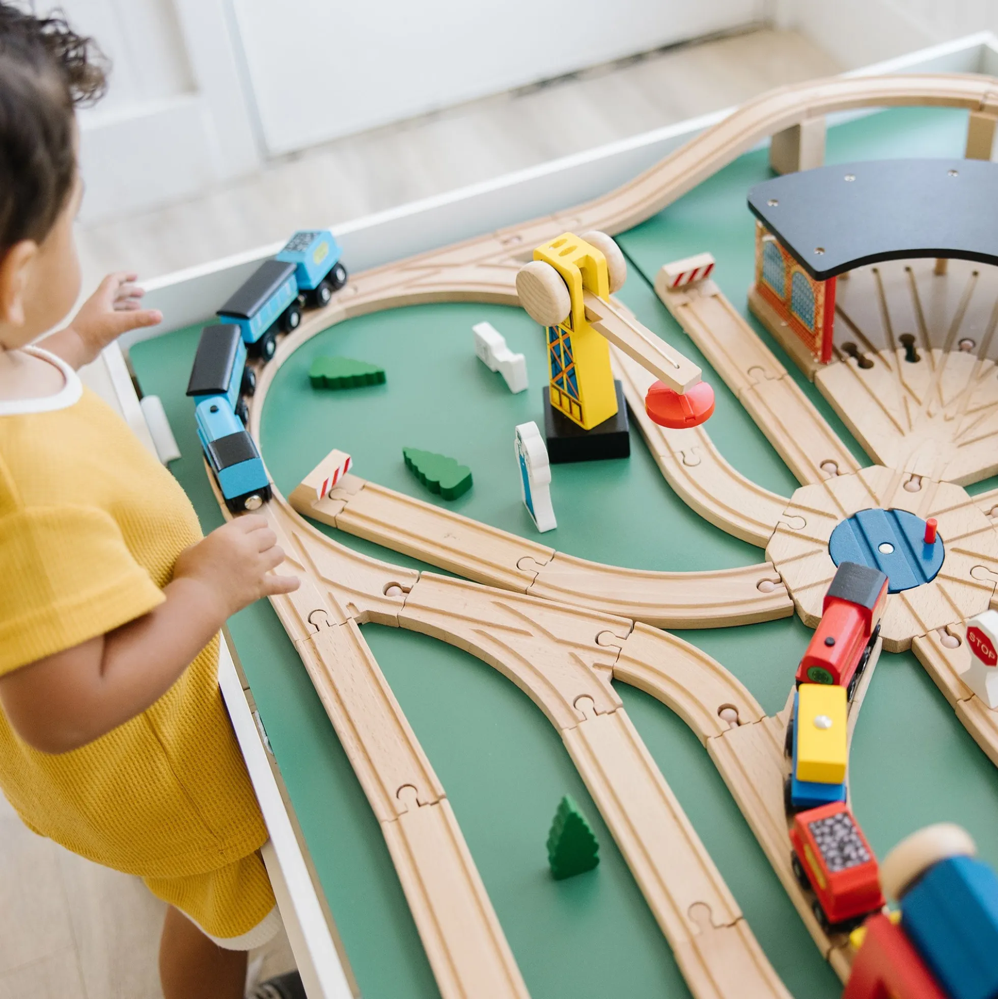 Wooden Railway Set