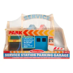 Wooden Service Station Parking Garage