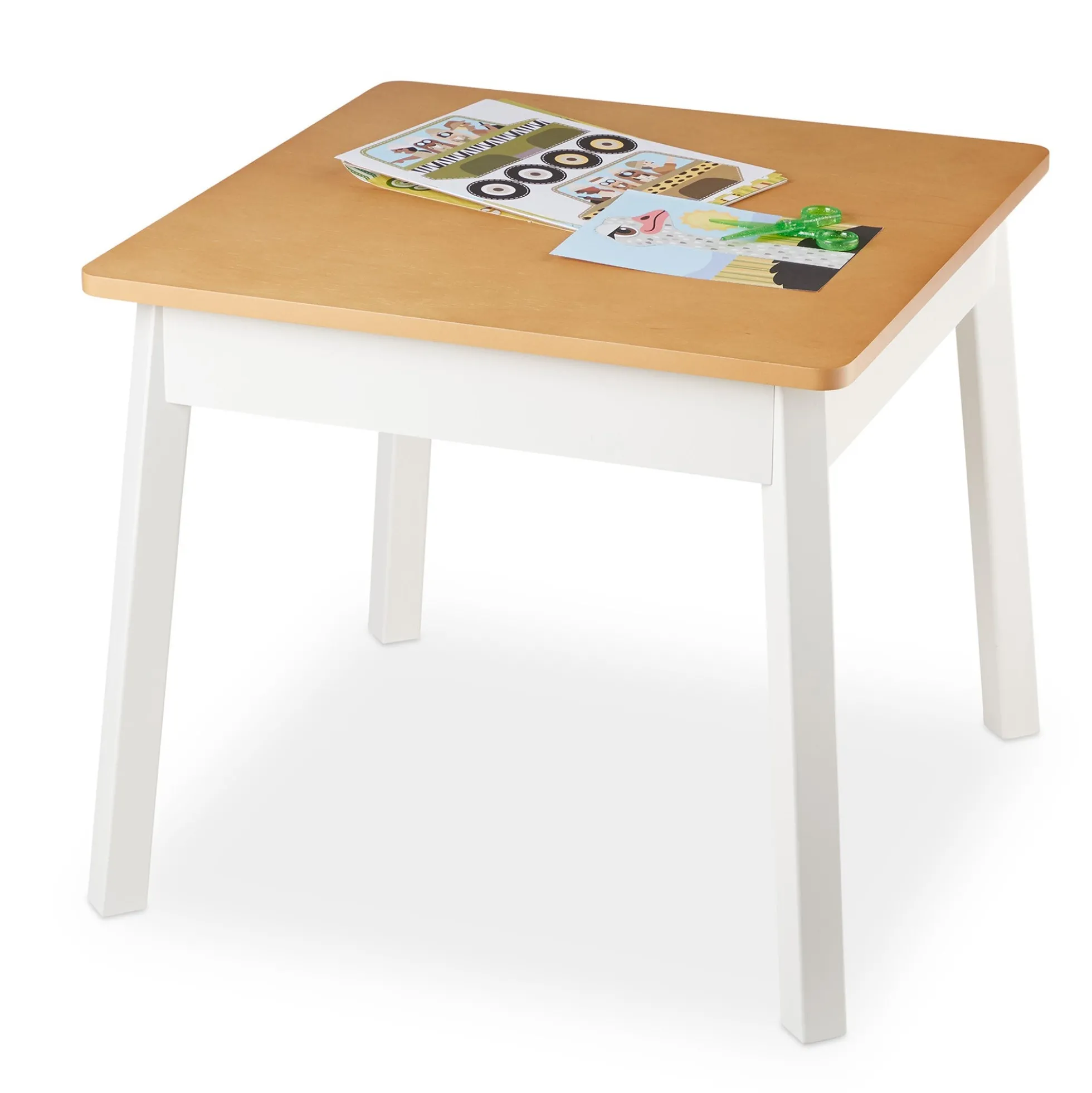 Wooden Square Table