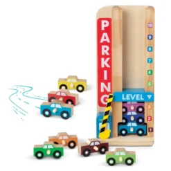 Wooden Stack & Count Parking Garage