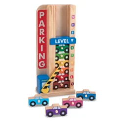 Wooden Stack & Count Parking Garage