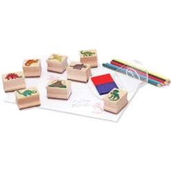 Wooden Stamp Set - Dinosaurs