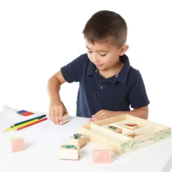Wooden Stamp Set - Dinosaurs