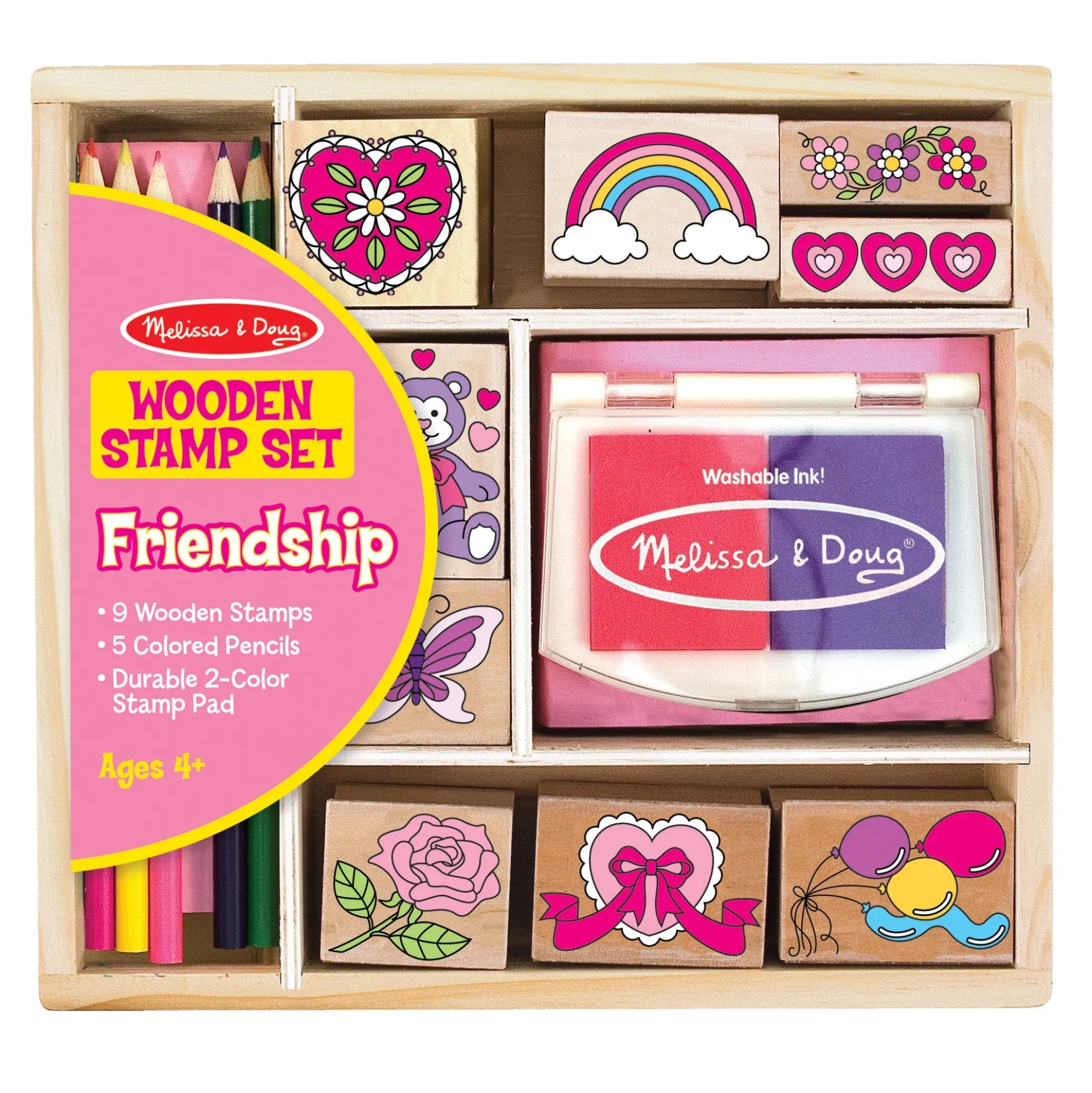 Wooden Stamp Set - Friendship