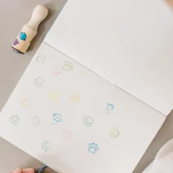 Wooden Stamp Set - Happy Handles