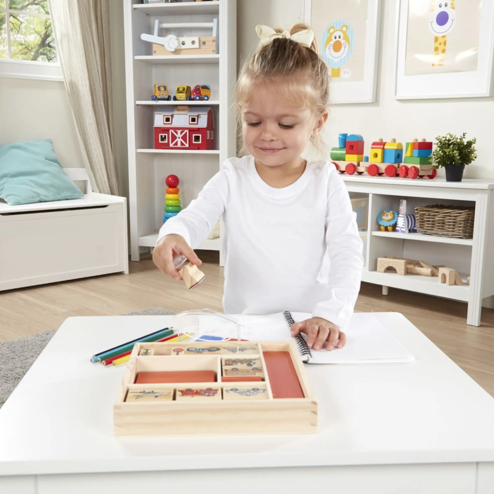 Wooden Stamp Set - Vehicles