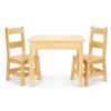 Wooden Table & Chairs - Natural