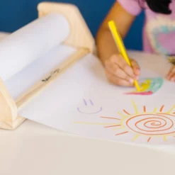 Wooden Tabletop Paper Roll Dispenser